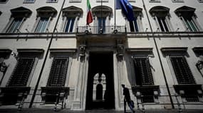Le Palazzo Chigi, résidence du Premier ministre italien - Filippo MONTEFORTE / AFP