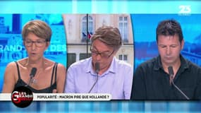 À la Une des GG: Popularité : Macron pire que Hollande ? - 28/08