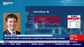 Mikael Jacoby (Oddo BHF) : Le CAC 40 revient à l'équilibre et Carrefour dans le rouge - 18/01