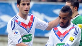 Yoann Gourcuff et Alexandre Lacazette