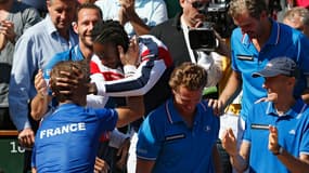 Richard Gasquet, Gaël Monfils et le groupe France