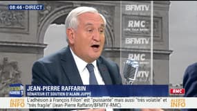 Jean-Pierre Raffarin face à Jean-Jacques Bourdin en direct
