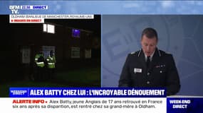 Alex Batty de retour chez sa grand-mère: "Nous sommes ravis qu'Alex Batty ait pu revoir ses proches après tout ce temps", réagit la police britannique