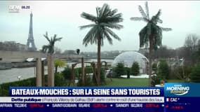 La France qui résiste : Bateaux-mouches sur la Seine sans touristes, par Claire Sergent - 19/01