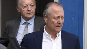 Jean-Michel Aulas et Bernard Lacombe 