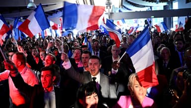 Des militants du RN le 9 juin 2024