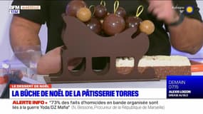 Dans votre assiette du jeudi 21 décembre - La bûche de Noël de la pâtisserie Torres 