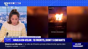 Incendie de Vaulx-en-Velin: des nouvelles images de l'immeuble en feu