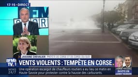 Vents violents: la Haute-Corse et la Corse-du-Sud placées en vigilance rouge (1/2)