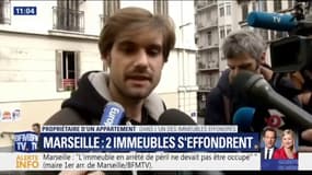Marseille: un copropriétaire d'un immeuble effondré assure que "tout était aux normes"