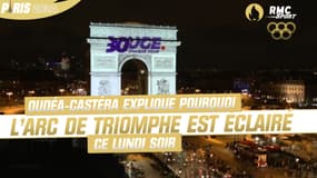 Paris 2024 : Oudéa-Castéra explique pourquoi l'Arc de Triomphe est éclairé ce lundi soir