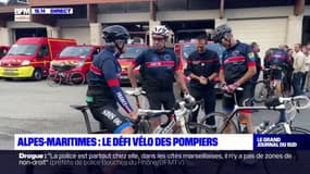 Alpes-Maritimes: plus de 90 participants pour le défi vélo des pompiers