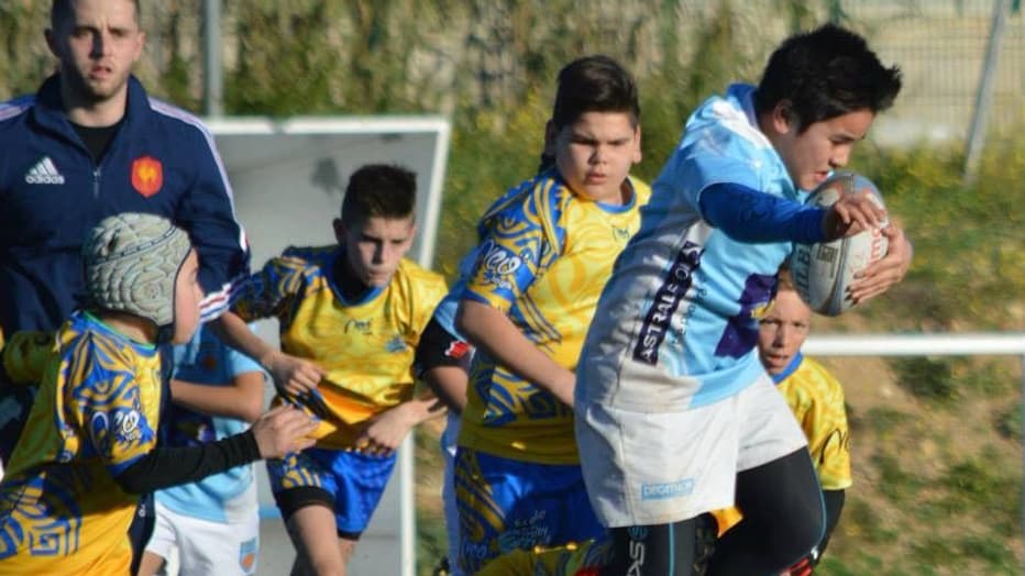 XV de France - Posolo Tuilagi dans ses jeunes années à l'Usap XV de France - Posolo Tuilagi dans ses jeunes années à l'Usap