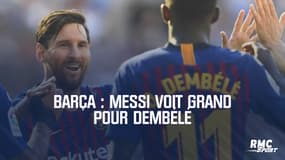 Barça : Messi voit grand pour Dembélé (et veut l'aider pour corriger ses erreurs)