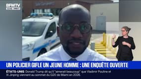 Jeune homme giflé par un policier: "Il faut réformer la police de la cave au grenier, la scène est choquante", affirme Carlos Martens Bilongo (LFI)