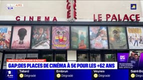 Gap: des places de cinéma à 5 euros pour les plus de 62 ans