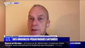 Urgences pédiatriques saturées: "On est obligés de faire un tri des malades", déplore le président de l'Association Française de Pédiatrie Ambulatoire