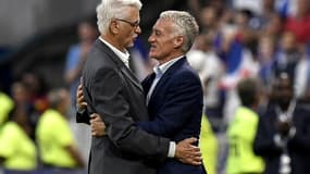 Aimé Jacquet et Didier Deschamps