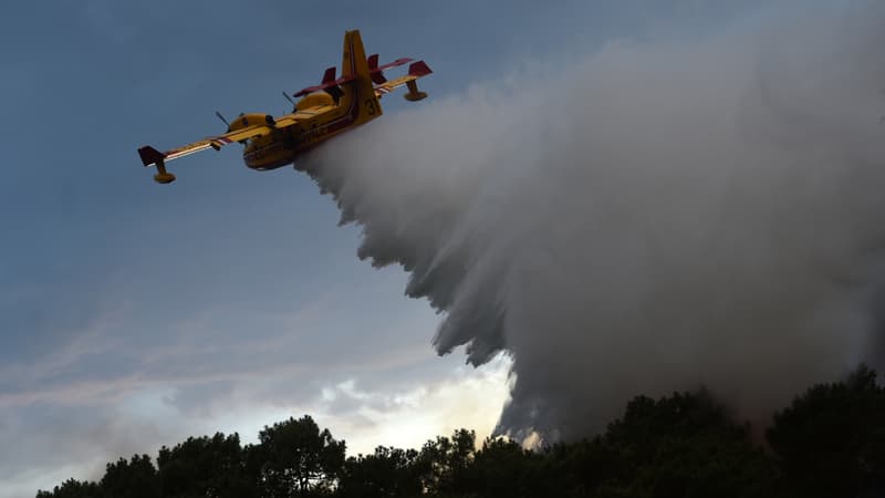 Un Canadair à Anglet, le 30 juillet 2020.