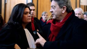 Raquel Garrido et Jean-Luc Mélenchon, le 10 décembre 2013 à Béthune