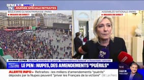 Marine Le Pen: "J'ai l'impression de revivre les  Gilets jaunes"