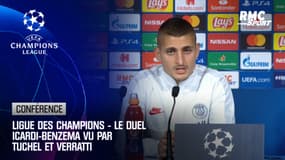 PSG-Real - Le duel Icardi-Benzema vu par Tuchel et Verratti