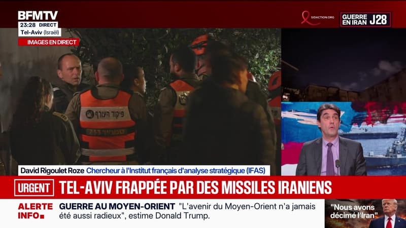 Tel-Aviv frappée par des missiles iraniens - 27/03
