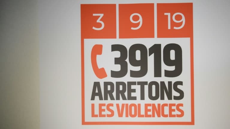 Le logo du numéro d'urgence contre les violences conjugales, le 3919