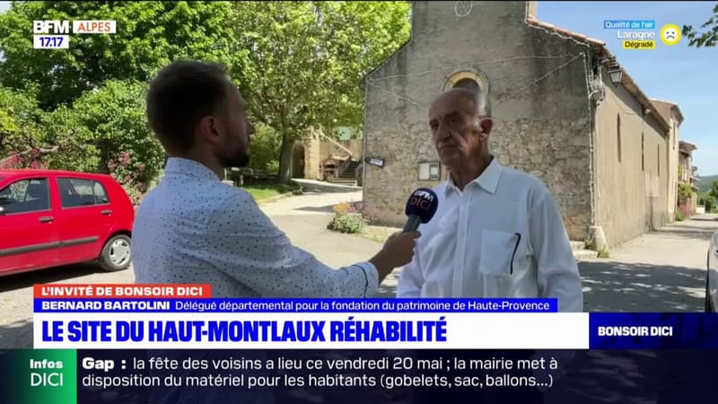 Haut-Montlaux: Bernard Bartolini de la fondation du patrimoine revient sur la rénovation du site
