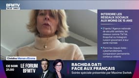 Interdiction des réseaux sociaux: "Il y a urgence à protéger nos jeunes", déclare Christina, mère d'Emma qui s'est suicidée après avoir été victime de harcèlement scolaire