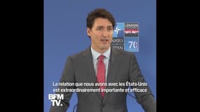 Justin Trudeau répond après la diffusion d'une vidéo dans laquelle il semble se moquer du président américain