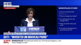 Élection municipale: "Rien ne m'empêchera d'accéder à cette mairie", déclare Rachida Dati, ministre de la Culture et candidate LR à la mairie de Paris