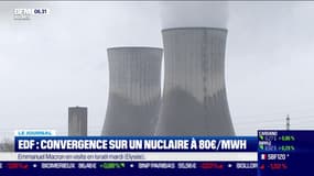 EDF: convergence sur un nucléaire à 80 euros le MWh