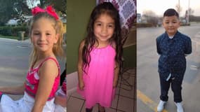 Trois des jeunes victimes identifiées de la tuerie d'Uvalde, au Texas. 