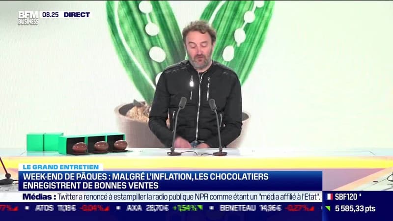 Patrick Roger (Chocolatier) : Malgré l'inflation, les chocolatiers enregistrent de bonnes ventes - 10/04