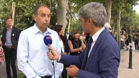 Jean-François Copé au micro de BFMTV, ce 31 août.