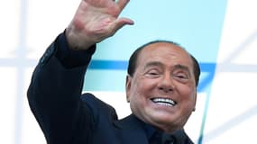 L'ex-Premier ministre italien Silvio Berlusconi, leader du parti Forza Italia, en octobre 2019 à Rome