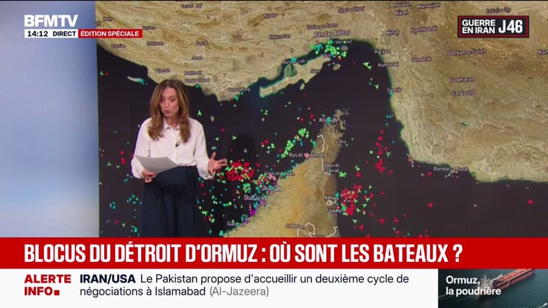 Guerre au Moyen-Orient: où sont les bateaux bloqués dans le détroit d'Ormuz?