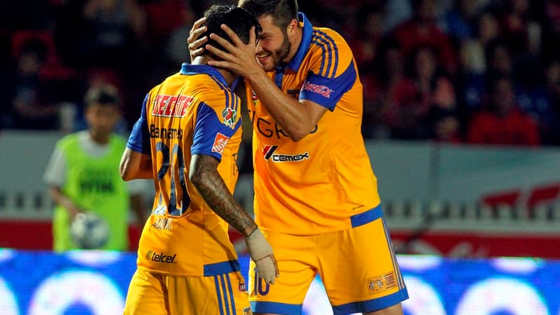 André-Pierre Gignac et Javier Aquino