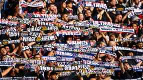 Des supporters du PSG contre Brest