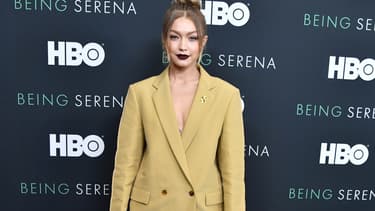 Gigi Hadid à New York le 25 avril 2018