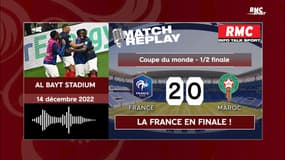 France 2-0 Maroc : Le goal replay RMC de la deuxième qualif consécutive en finale du Mondial