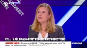 Yaël Braun-Pivet  sur les recours au 49.3: "On a voté 56 projets de loi et 33 propositions de loi sans 49.3"