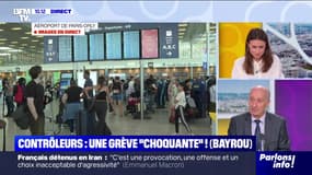 Contrôleurs : une grève "choquante" ! (Bayrou) - 04/07