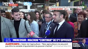 "J'ai à cœur que le Salon soit beau parce que c'est une fête": Emmanuel Macron appelle à l'apaisement des tensions pendant le Salon de l'agriculture