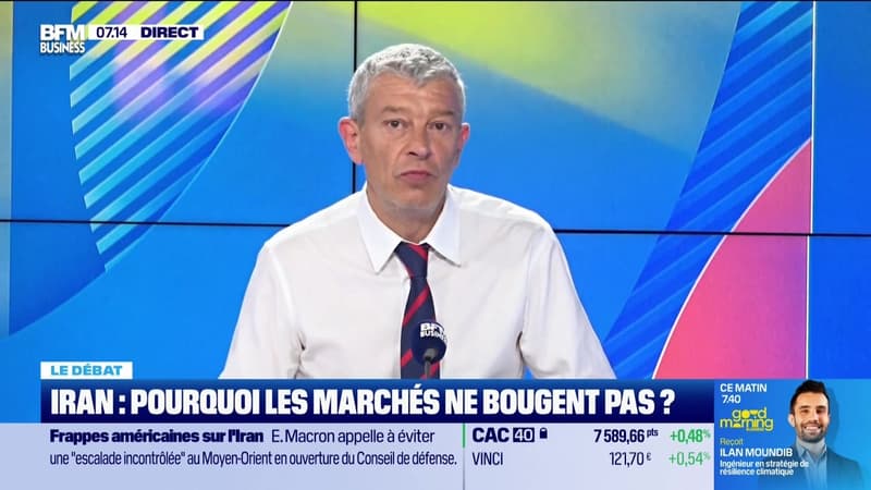 Nicolas Doze face à Jean-Marc Daniel : Iran, pourquoi les marchés ne bougent pas ? - 23/06