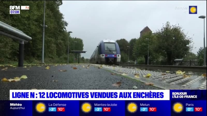 Île-de-France: des locomotives de la ligne N vendues aux enchères