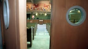 Une salle d'audience d'un tribunal