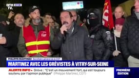 Grève: "C'est un mouvement fort, qui est toujours soutenu par l'opinion publique" déclare Philippe Martinez (CGT)