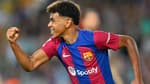 Lamine Yamal avec le Barça, le 29 septembre 2023.